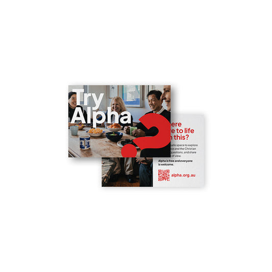 Alpha Australia Generic Invite Cards