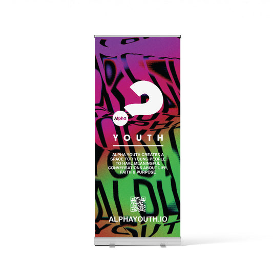 Alpha Youth Generic Pull Up Banner