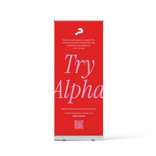 Try Alpha - Pull Up Banner