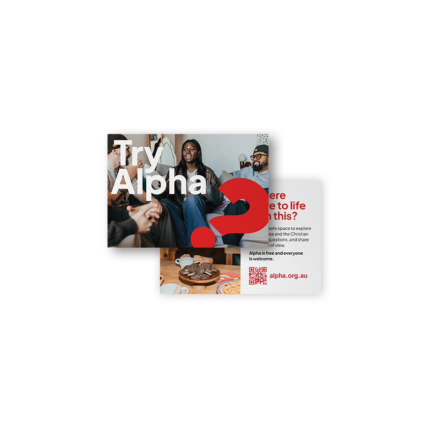 Alpha Australia Generic Invite Cards