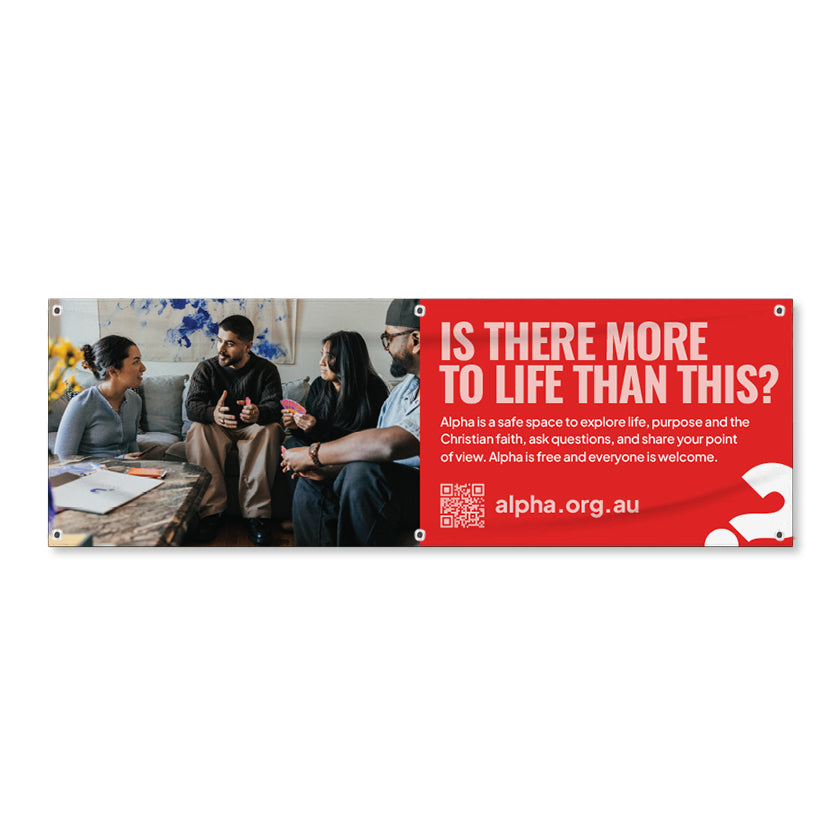 Alpha Australia Vinyl Banner