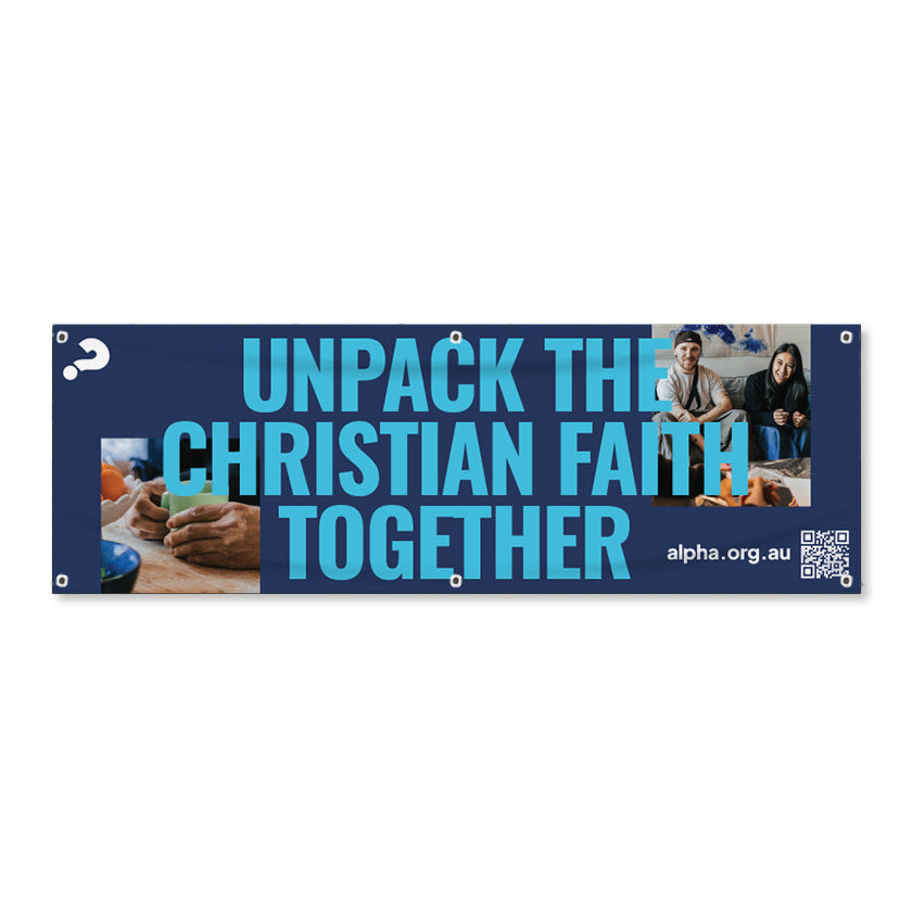 Alpha Australia Vinyl Banner