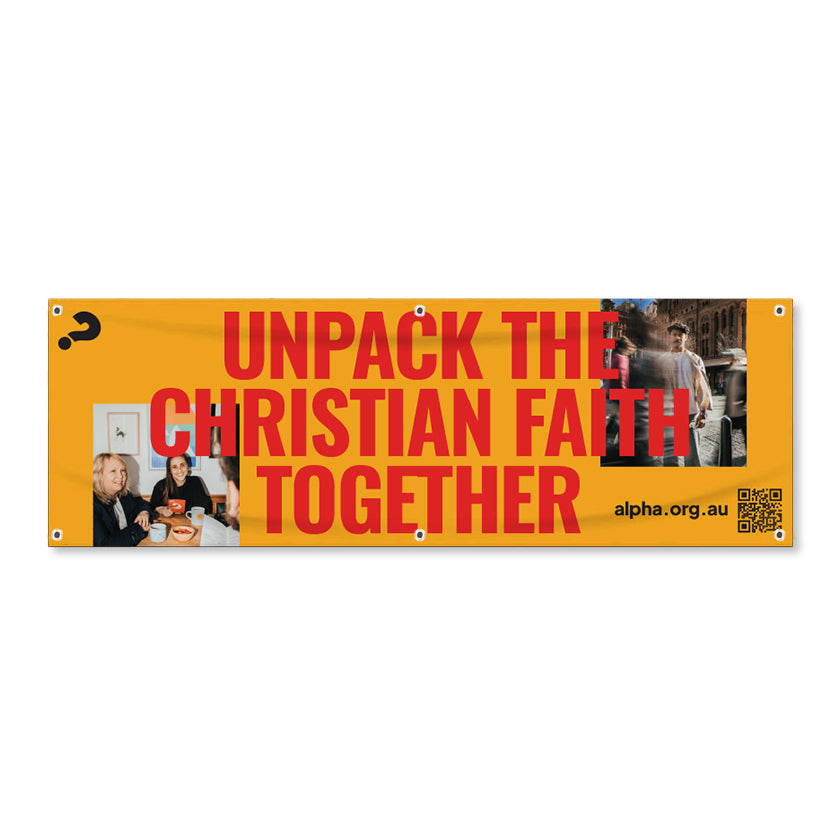 Alpha Australia Vinyl Banner